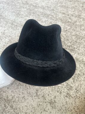 Dobb’s Black Vintage Felt Banded Men’s Hat